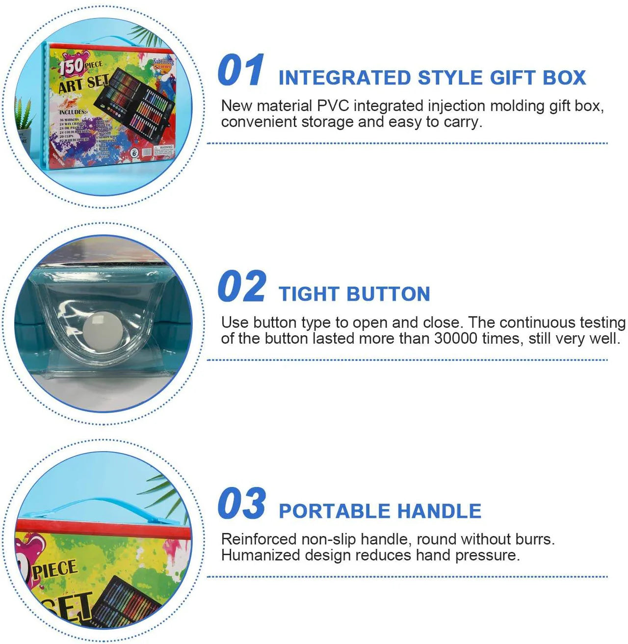 150Pcs Kids Premium Art Set