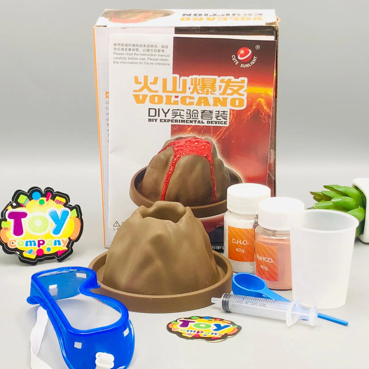 DIY Volcano Eruption Experimental Device