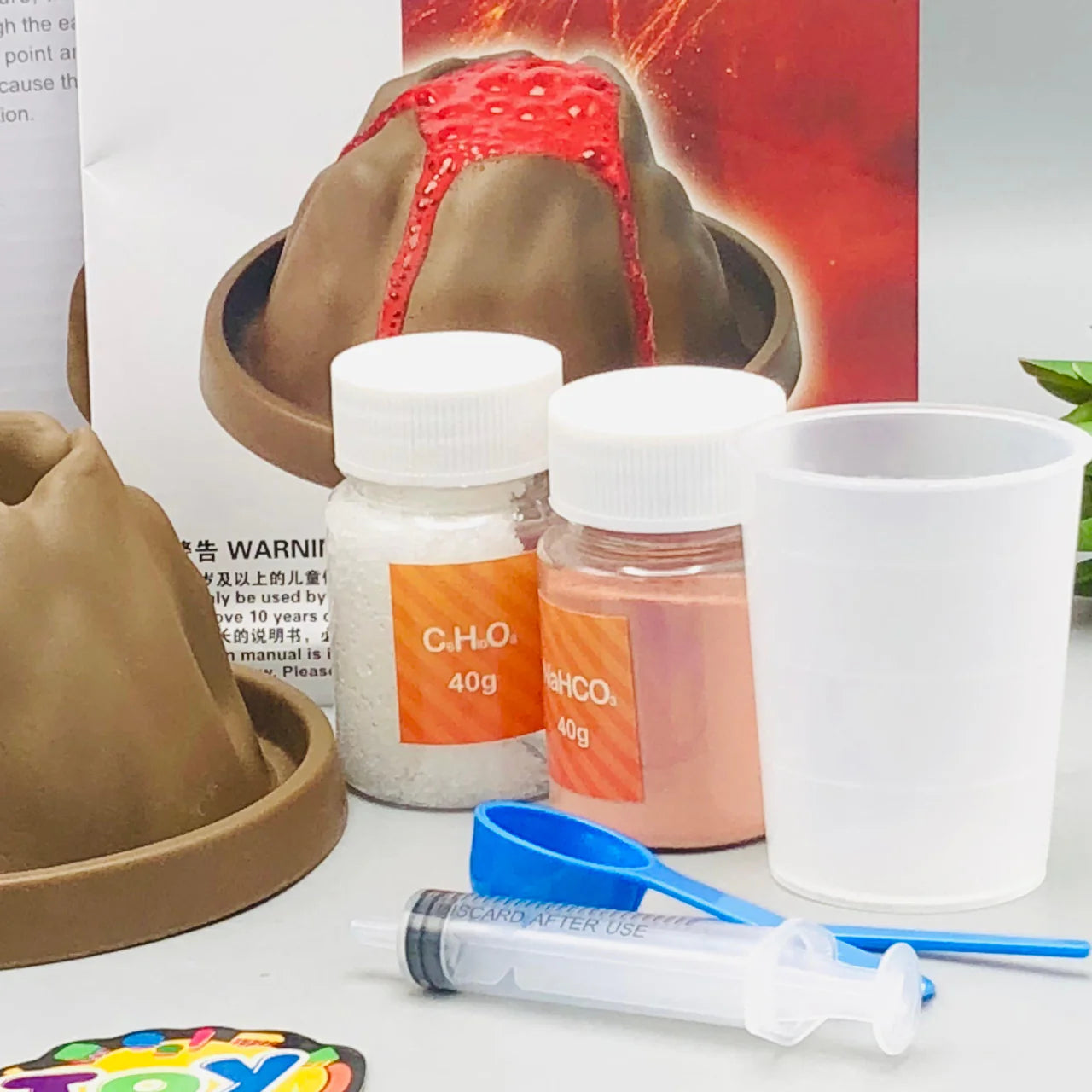 DIY Volcano Eruption Experimental Device