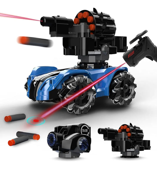 RC Laser Control Multi-functional Bubble & Soft Bullet Shooting Tank