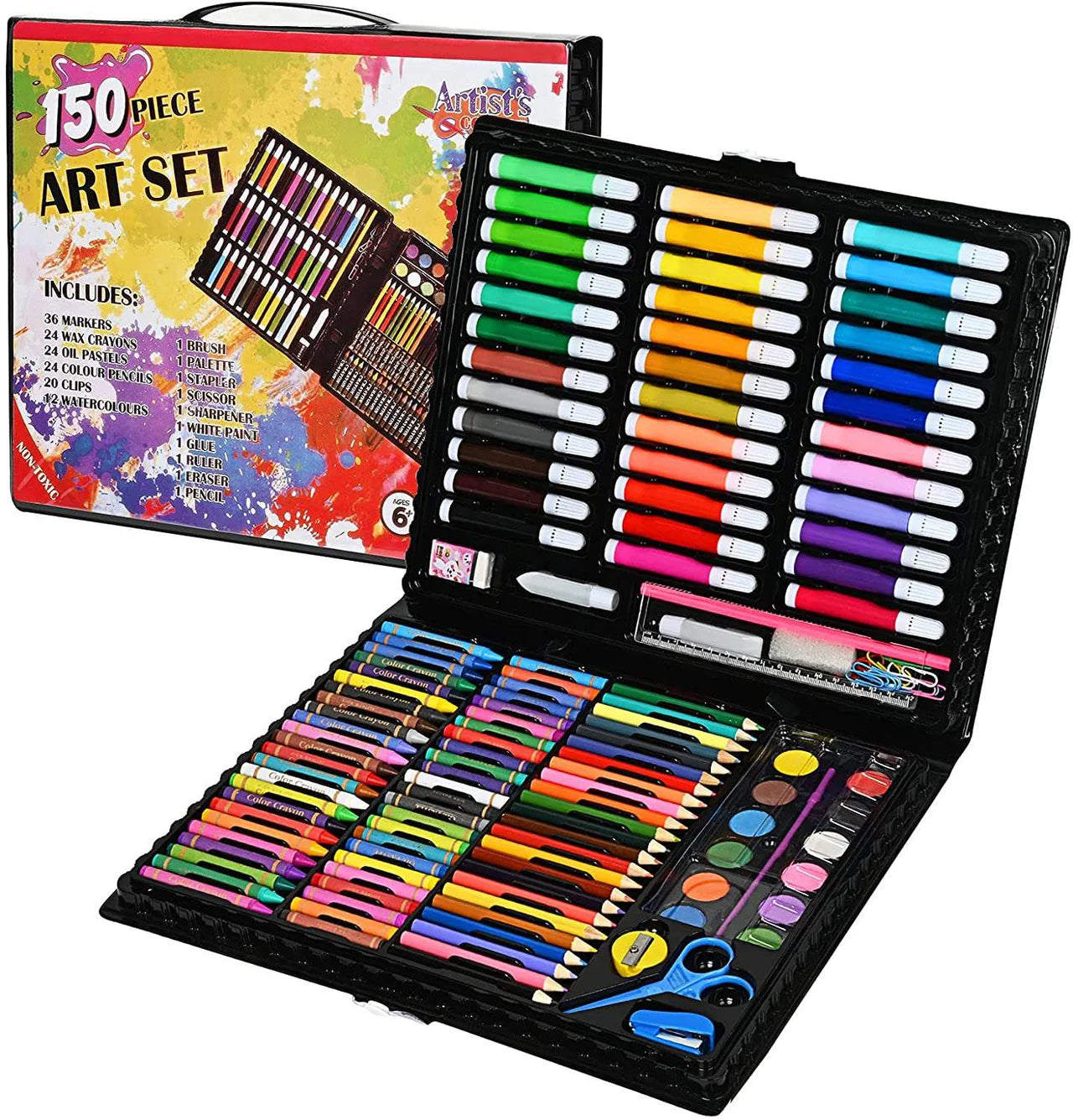 150Pcs Kids Premium Art Set