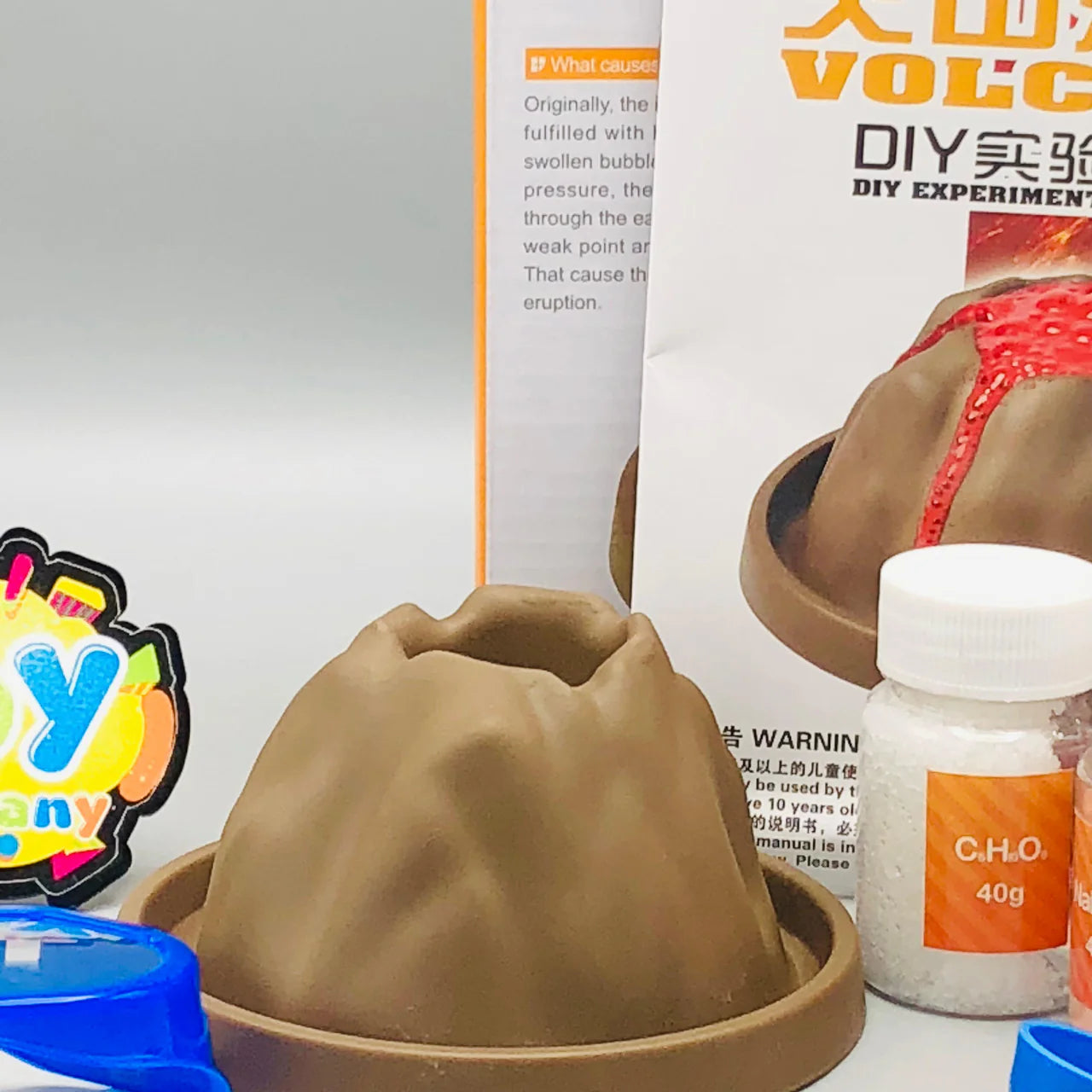 DIY Volcano Eruption Experimental Device